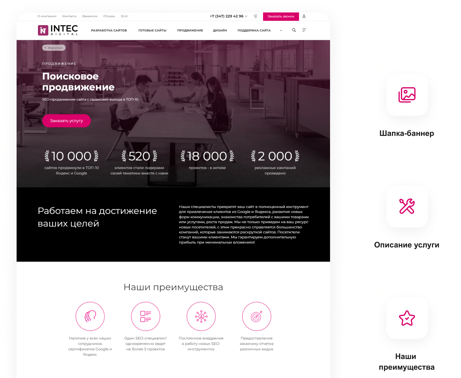 INTEC.Digital - специализированный сайт для веб-студий, интернет-агентств и digital-компаний
