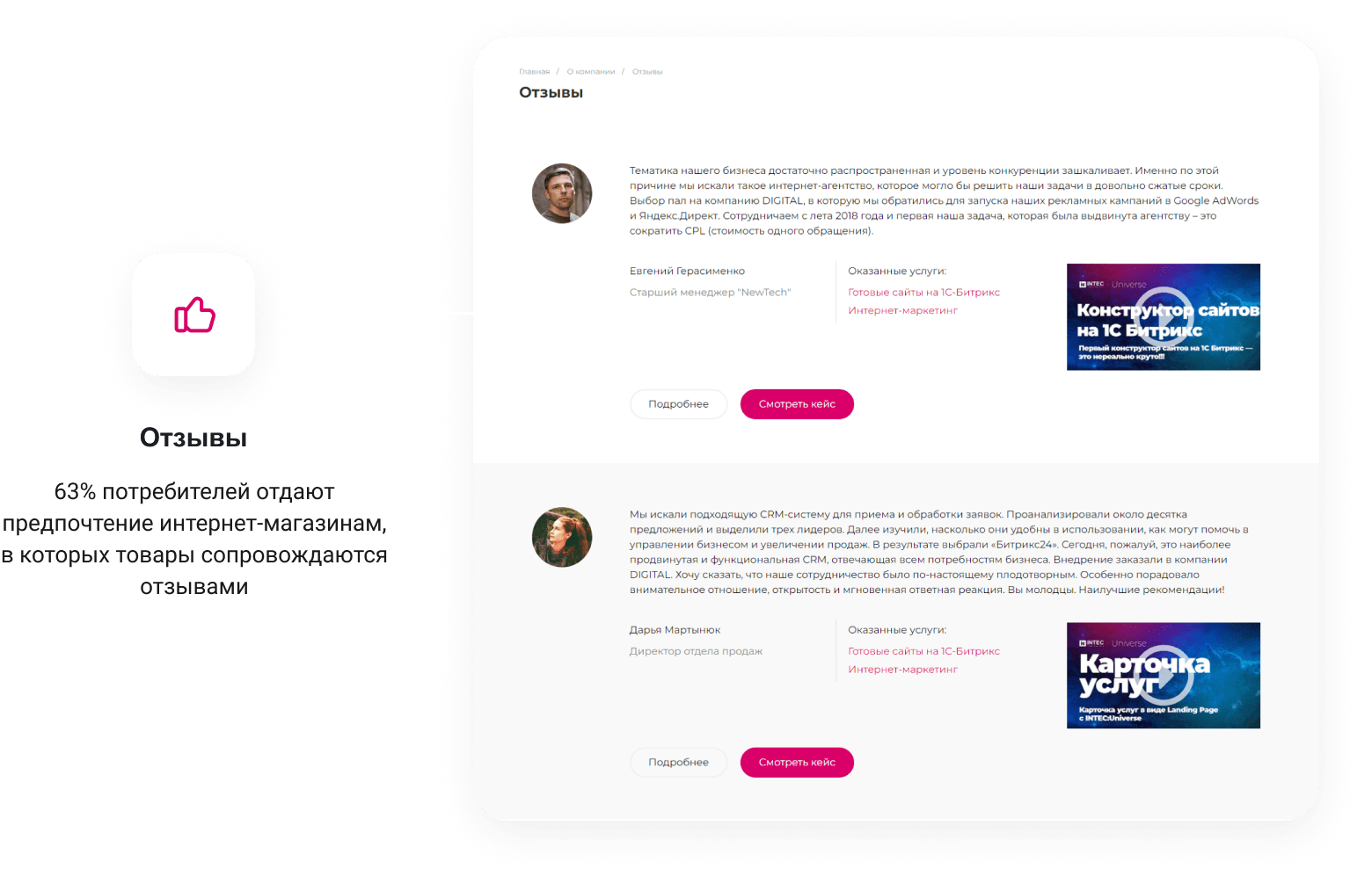 INTEC.Digital - специализированный сайт для веб-студий, интернет-агентств и digital-компаний