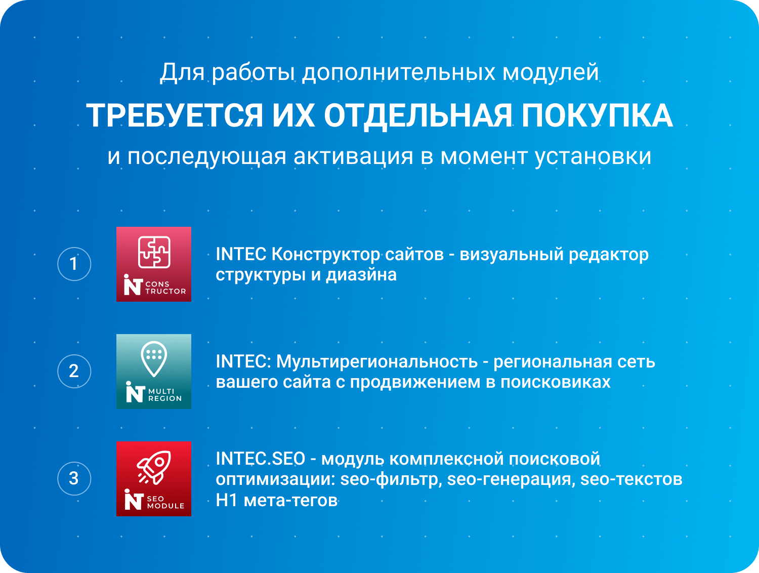 INTEC UniBOX - конструктор лендинговых сайтов с уникальным редактором дизайна и интернет-магазином